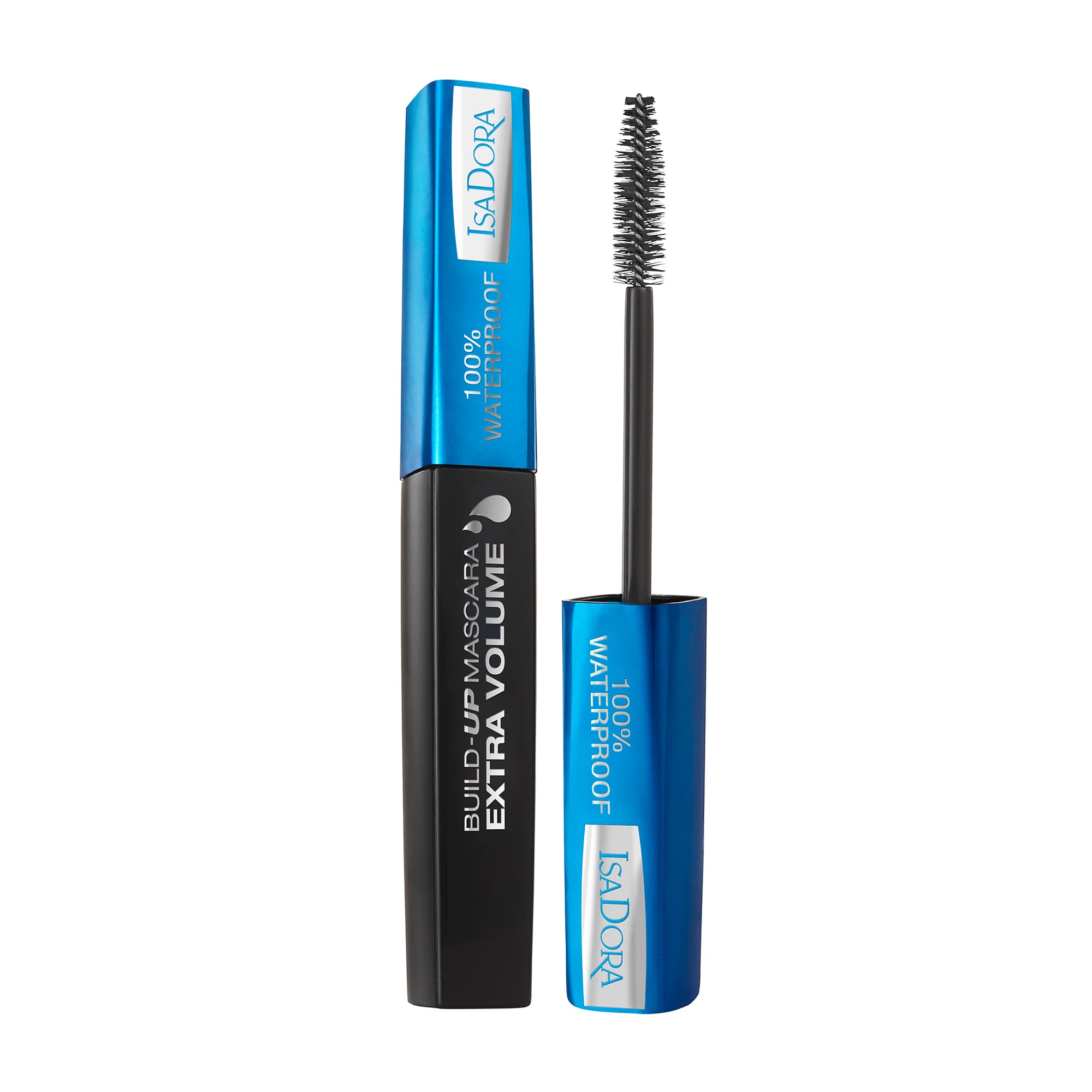 Водостійка туш для вій IsaDora Build-Up Mascara Extra Volume Waterproof Об'ємна, 20 Black, 12 мл